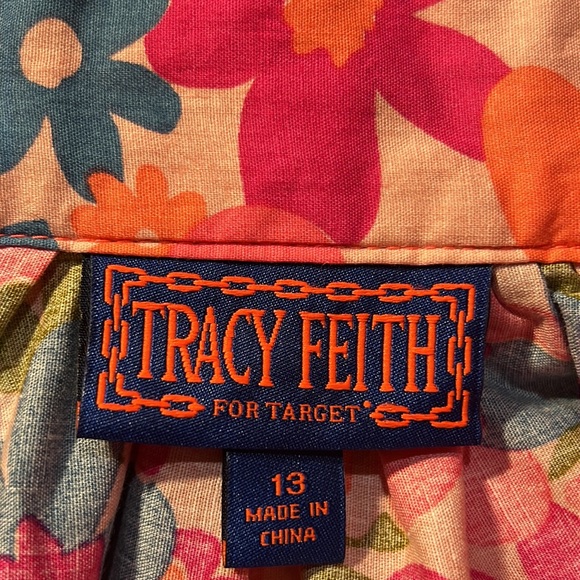 Tracy Feith crazy daisy mini skirt-exposed zipper back-NWT - Picture 9 of 13